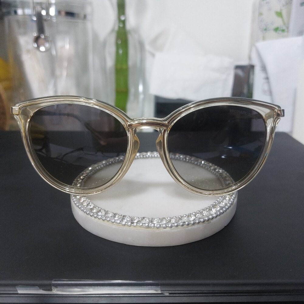 Michael Kors Women's Brisbane 54mm Brown Light Gold Sunglasses MK1077-101413-5